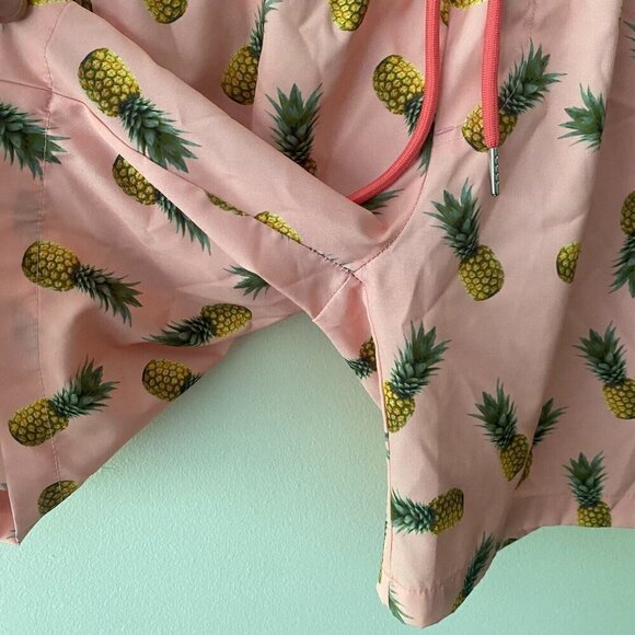 Mosmann Australia Swim Shorts Trunks Men’s Size Medium Peach Pineapple Swimsuit - Picture 3 of 16